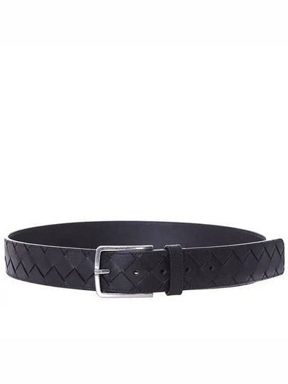 Intrecciato Belt Black - BOTTEGA VENETA - BALAAN 2