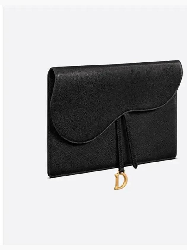 Saddle Pouch Bag Black - DIOR - BALAAN 3