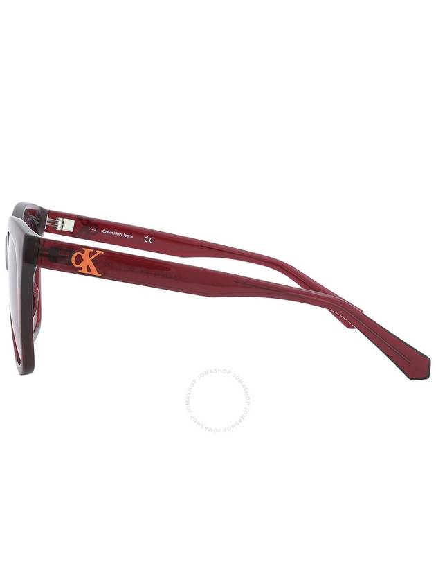 Calvin Klein Red Gradient Square Ladies Sunglasses CKJ22608S 679 54 - CALVIN KLEIN - BALAAN 3