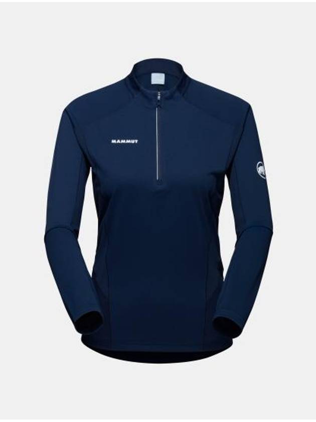 Aenergy FL ​​Half Zip-up Long Sleeve T-shirt Navy - MAMMUT - BALAAN 2