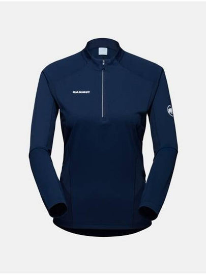 Aenergy FL ​​Half Zip-up Long Sleeve T-shirt Navy - MAMMUT - BALAAN 2