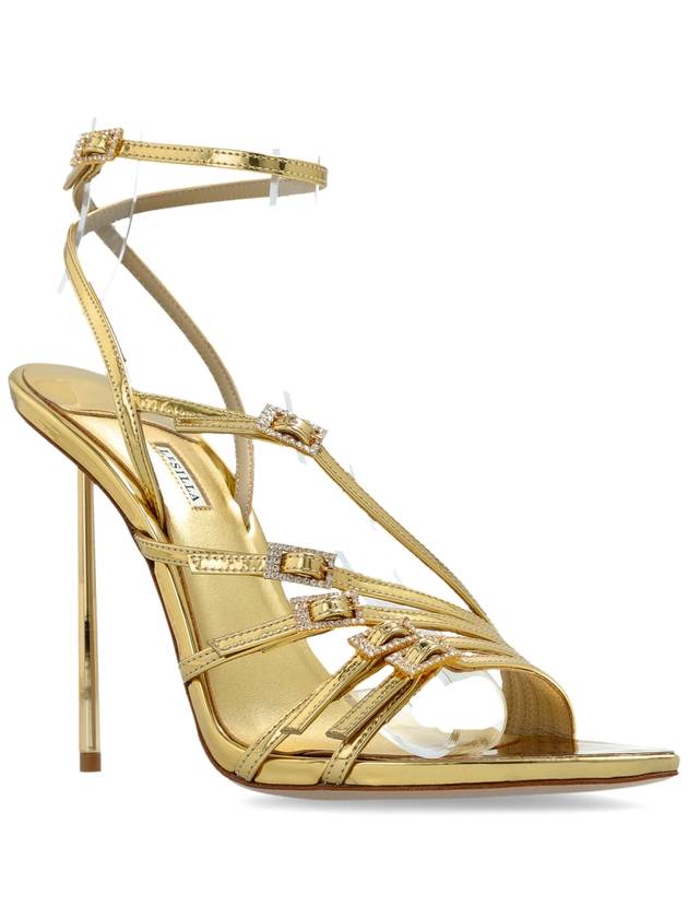 Le Silla Scarlet High-heeled Sandals, Women's, Gold - LE SILLA - BALAAN 4