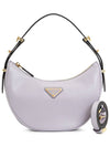 Arque Leather Shoulder Bag Wisteria - PRADA - BALAAN 2