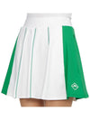 Women's Stripe Detail Golf Skirt White - J.LINDEBERG - BALAAN 9