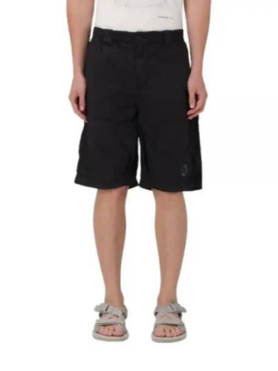 50 Fili Stretch Shorts Black - CP COMPANY - BALAAN 2