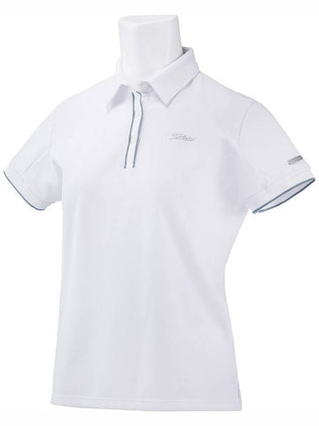 Women s Line Rib Pique Shirt - TITLEIST - BALAAN 1