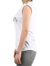 Beads logo epaulet tank top white 128525 - BALMAIN - BALAAN 4