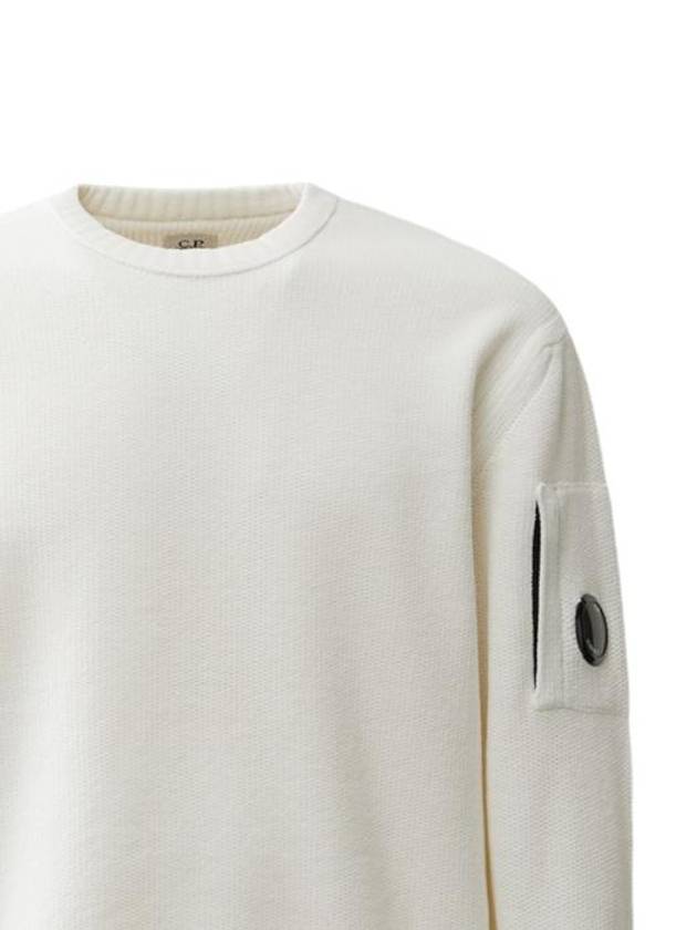 CP Company Sweater 17CMKN086A005558G 103 White - CP COMPANY - BALAAN 3