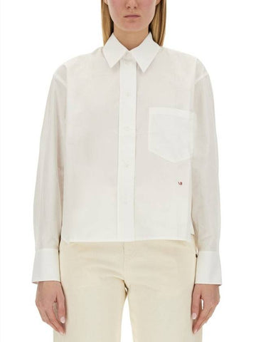 Victoria Beckham Cotton Shirt - VICTORIA BECKHAM - BALAAN 1