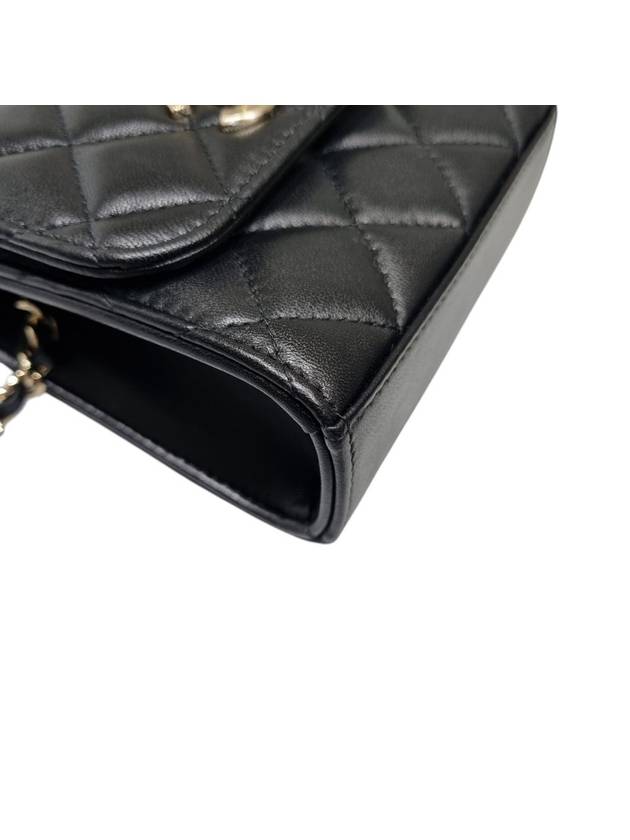 A81633 Black Lambskin Trend CC Mini Cross Bag - CHANEL - BALAAN 7