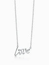 Paloma Graffiti Love Pendant Necklace Silver - TIFFANY & CO. - BALAAN 2