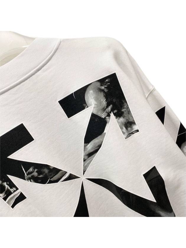 Caravaggio Arrow Sweatshirt White - OFF WHITE - BALAAN 6