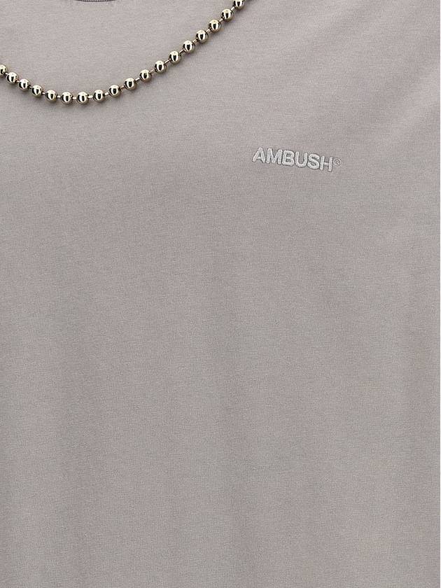 Short Sleeve T-Shirt BMAB026F23JER00106060606 Gray - AMBUSH - BALAAN 5