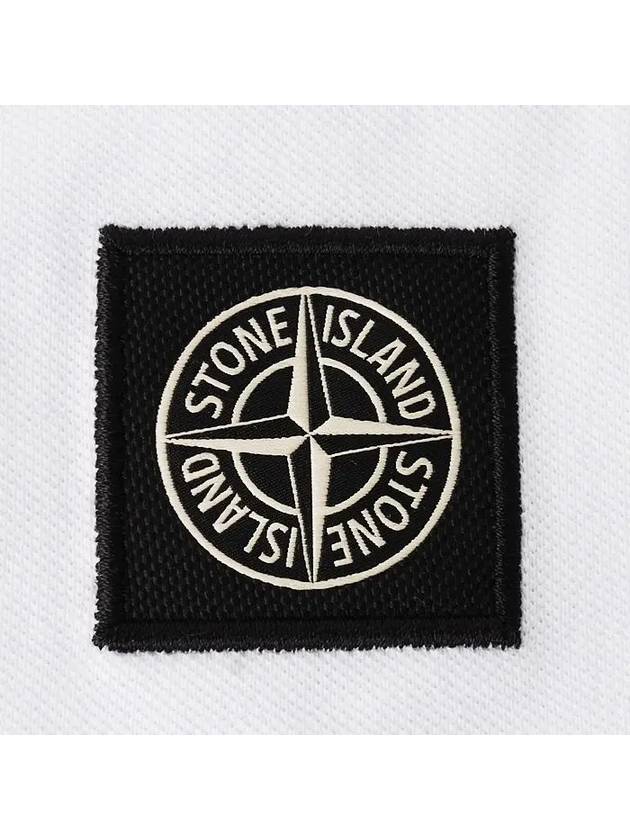 Stone Island Polo T Shirt 81152SL18 A1001 WHITE - STONE ISLAND - BALAAN 5