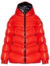 Clair Quilted Short Padded Poppy Red - MONCLER - BALAAN 1