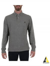 Embroidered Logo Slim Fit Polo Shirt Dark Grey - POLO RALPH LAUREN - BALAAN 2