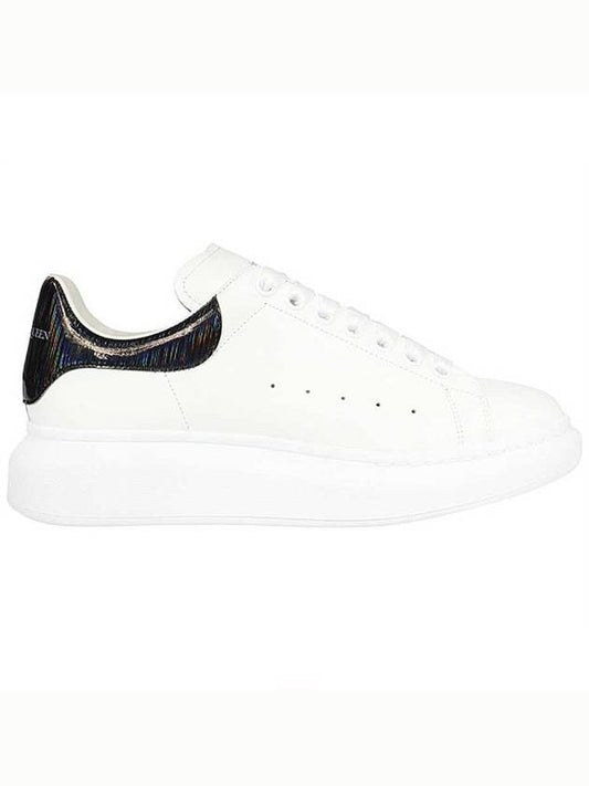 Oversole Black Tab Low Top Sneakers White - ALEXANDER MCQUEEN - BALAAN 2