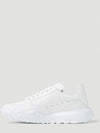 Court Court Oversole All White Leather Sneakers - ALEXANDER MCQUEEN - BALAAN 3