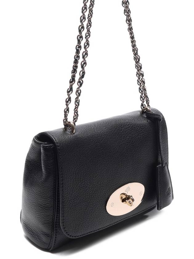 Lily Small Classic Chain Shoulder Bag Black - MULBERRY - BALAAN 4