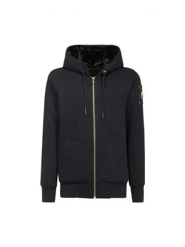 Classic Bunny Zip Up Hoodie Black - MOOSE KNUCKLES - BALAAN 2