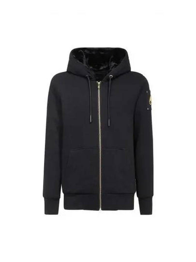 Classic Bunny Zip Up Hoodie Black - MOOSE KNUCKLES - BALAAN 2