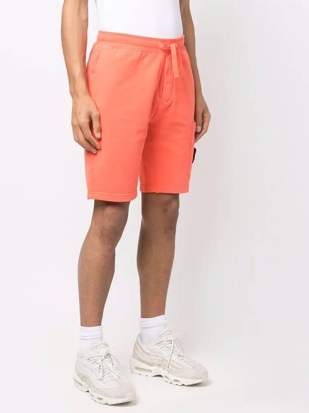 Men's Waffen Bermuda Training Shorts Orange - STONE ISLAND - BALAAN.