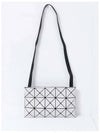 Lucent Matte Geometric Panel Cross Bag Silver - ISSEY MIYAKE - BALAAN 3