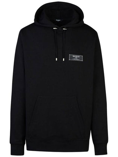 Balmain Black Cotton Sweatshirt - BALMAIN - BALAAN 1