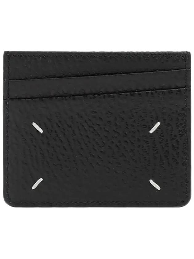 Four Stitch Card Wallet Black - MAISON MARGIELA - BALAAN 2