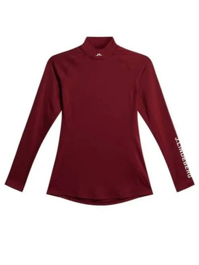 Asa Soft Compression Long Sleeve T-Shirt Cabernet - J.LINDEBERG - BALAAN 2