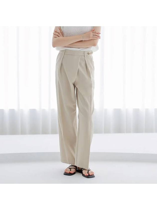solid wrap wide pants - KELLY DONAHUE - BALAAN 2