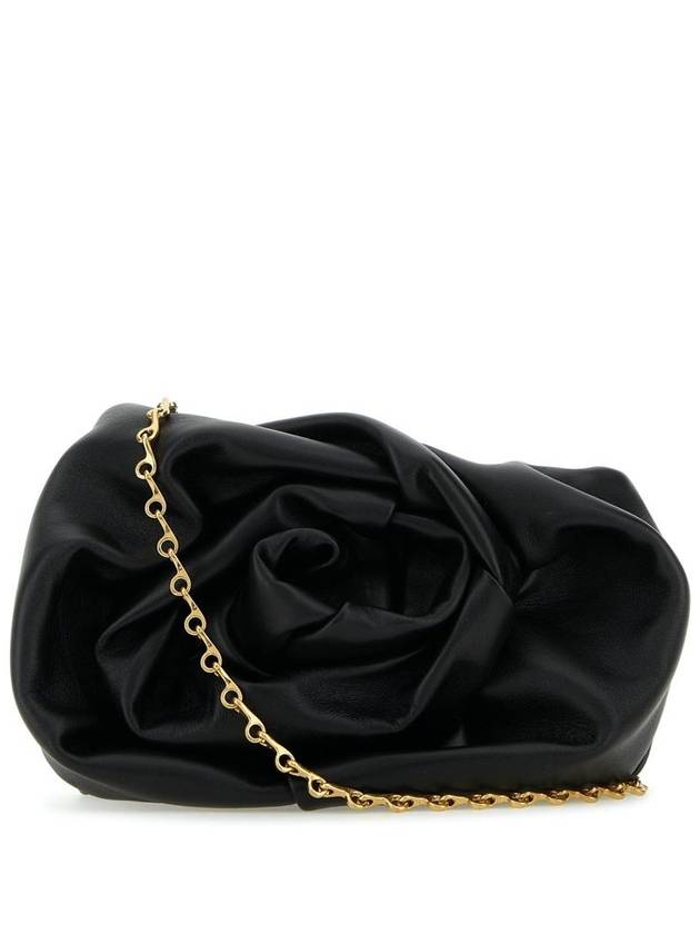 Rose Chain Clutch Bag Black - BURBERRY - BALAAN 2