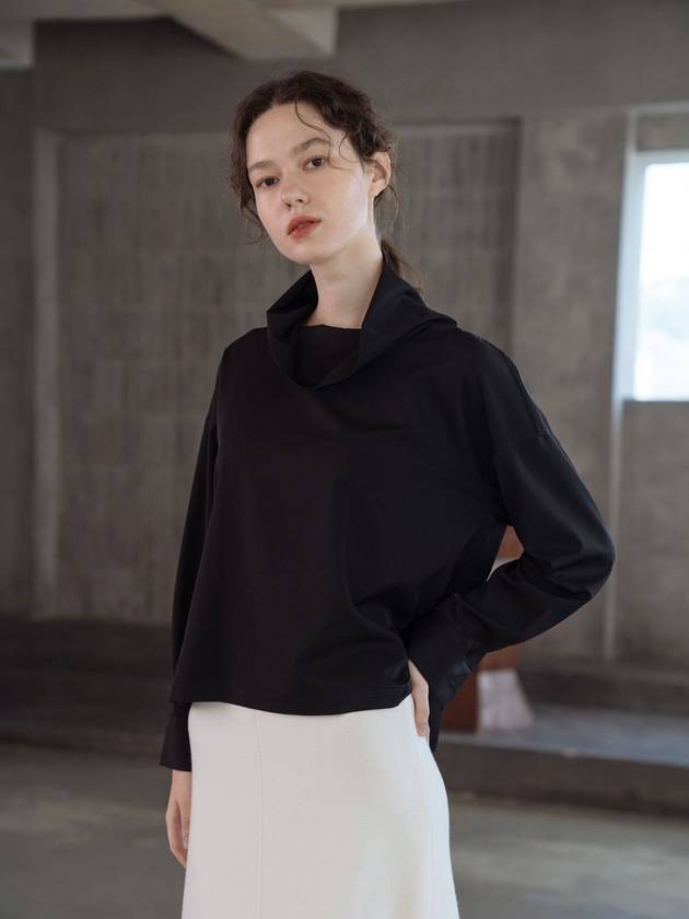 Eunice turtleneck blouse black - YOUNESS - BALAAN 3