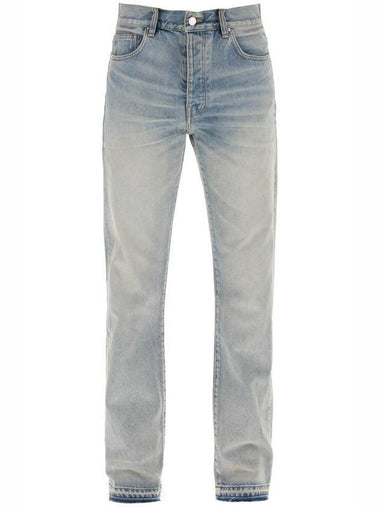 Release Hem Straight Jeans Blue - AMIRI - BALAAN 1