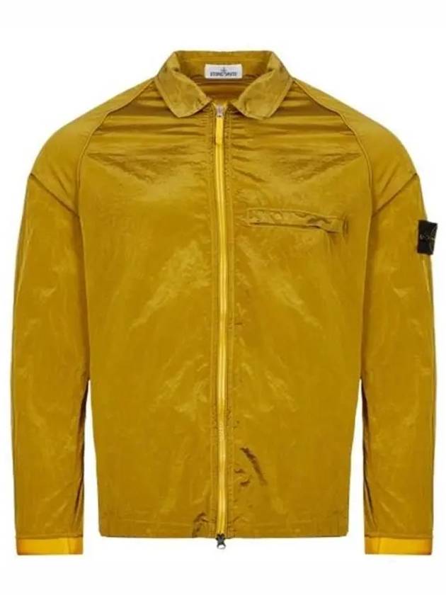 Nylon Metal Overshirt Zip-Up Jacket Yellow - STONE ISLAND - BALAAN 2