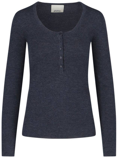 Estin Serafino Knit Top Anthracite - ISABEL MARANT - BALAAN 2