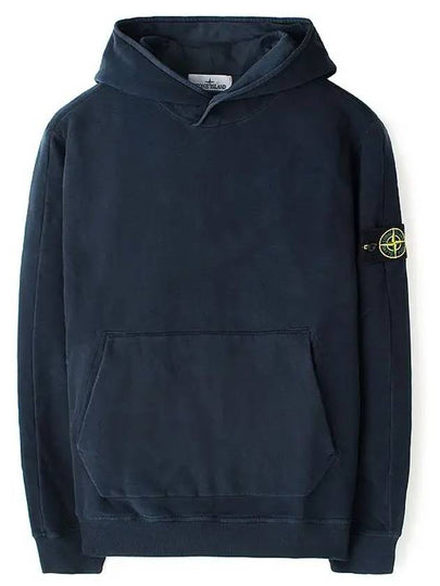 Compass Logo Patch Hoodie Navy - STONE ISLAND - BALAAN 2