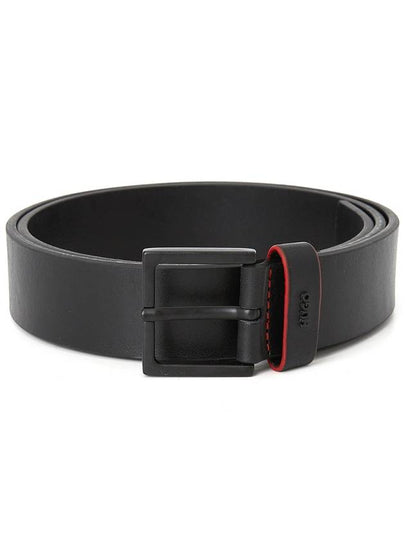 Giove Leather Belt Black - HUGO BOSS - BALAAN 2