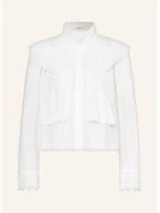 Embroidered ruffle shirt white BS006122A038E20WH 1241348 - ISABEL MARANT - BALAAN 1