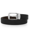 Pin Buckle Reversible Leather Belt Black Brown - MONTBLANC - BALAAN 3