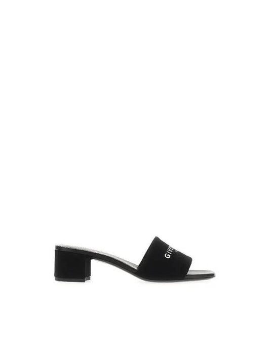 4G Canvas Mule Heel Black - GIVENCHY - BALAAN 2