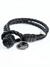 Intrecciato Double Weaving Bracelet Black - BOTTEGA VENETA - BALAAN 2