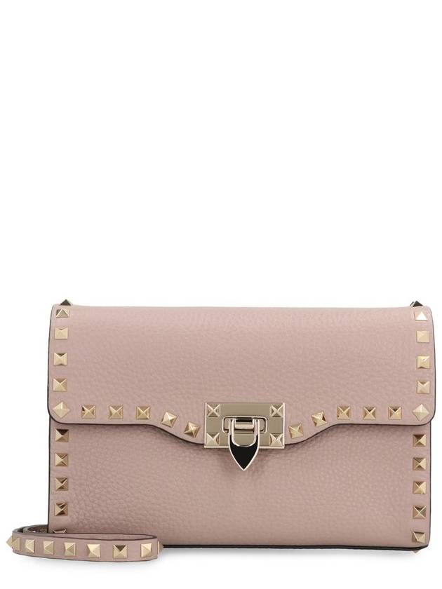 Valentino Garavani Valentino Garavani - Rockstud Piccola Leather Crossbody Bag - VALENTINO - BALAAN 1