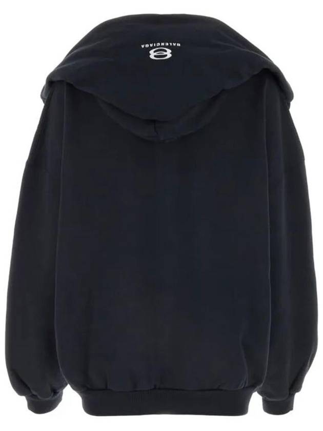 Incognito Zip-Up Hoodie Faded Black - BALENCIAGA - BALAAN 3