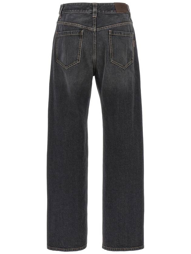 High Rise Wide Jeans MA095P5808C8999 - BRUNELLO CUCINELLI - BALAAN 3