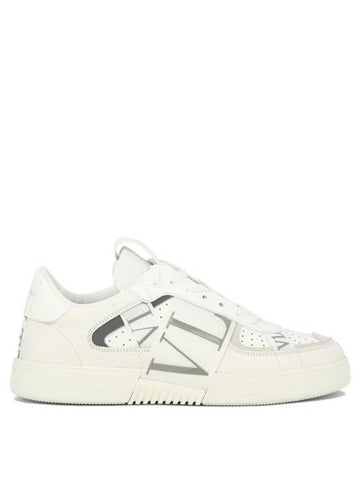 VL7N Band Leather Low Top Sneakers White - VALENTINO - BALAAN 1