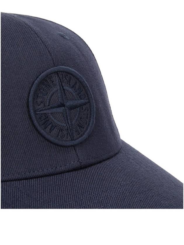 Embossed Logo Base Ball Cap Navy - STONE ISLAND - BALAAN 6