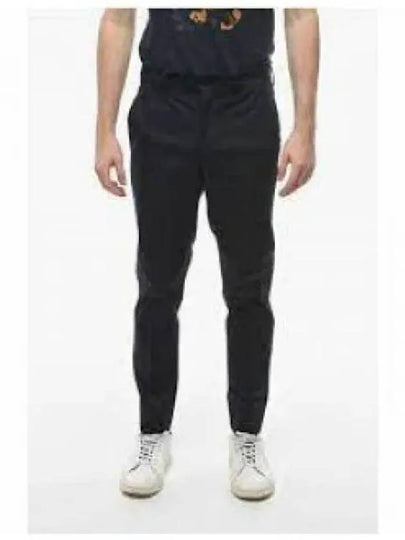 Triangle Logo Skinny Fit Track Pants Black - PRADA - BALAAN 2