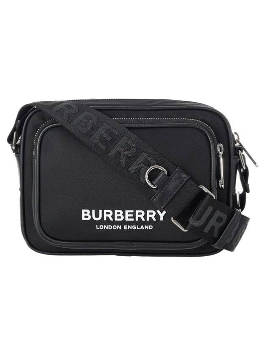 Logo Print Nylon Crossbody Bag Black - BURBERRY - BALAAN 1