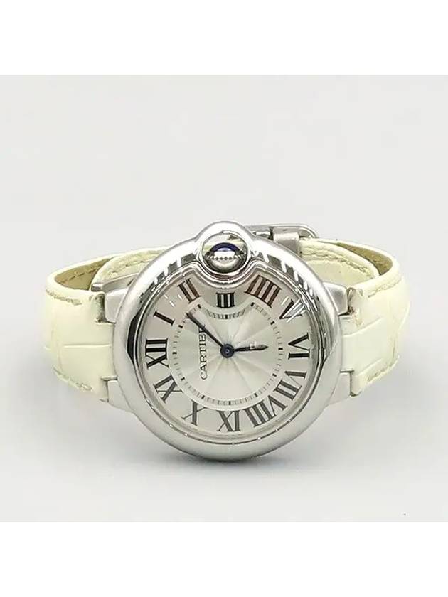 W6920086 BALLON BLEU 33MM Quartz Leather Band Women s Watch - CARTIER - BALAAN 2